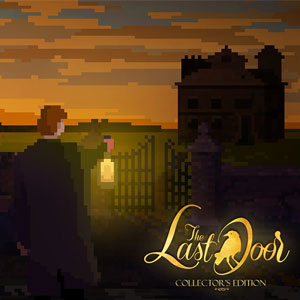 Una imagen de un videojuego pixelado "The Last Door"