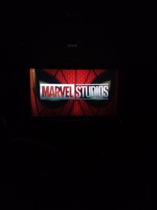 Una fotografía tomada de la nueva película de Spider-man.